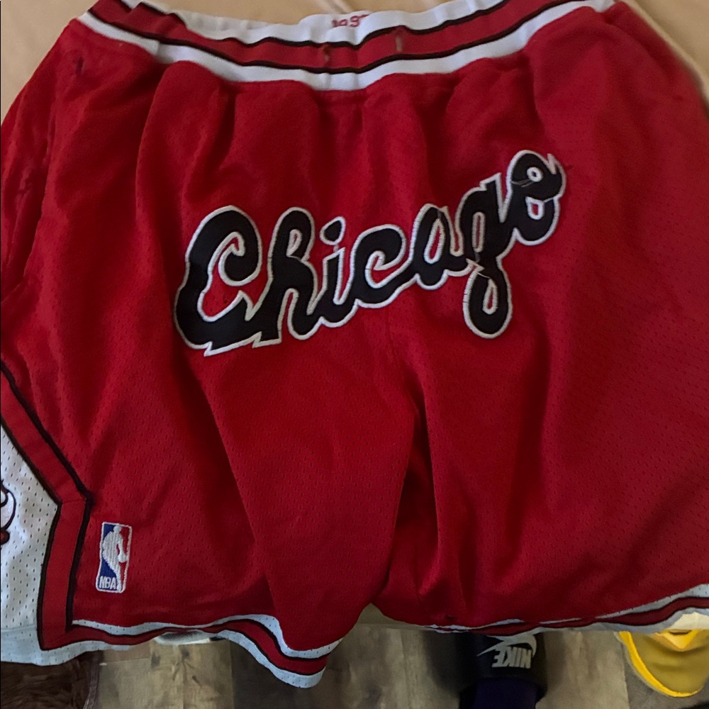 Chicago Men's Red Athletic Shorts